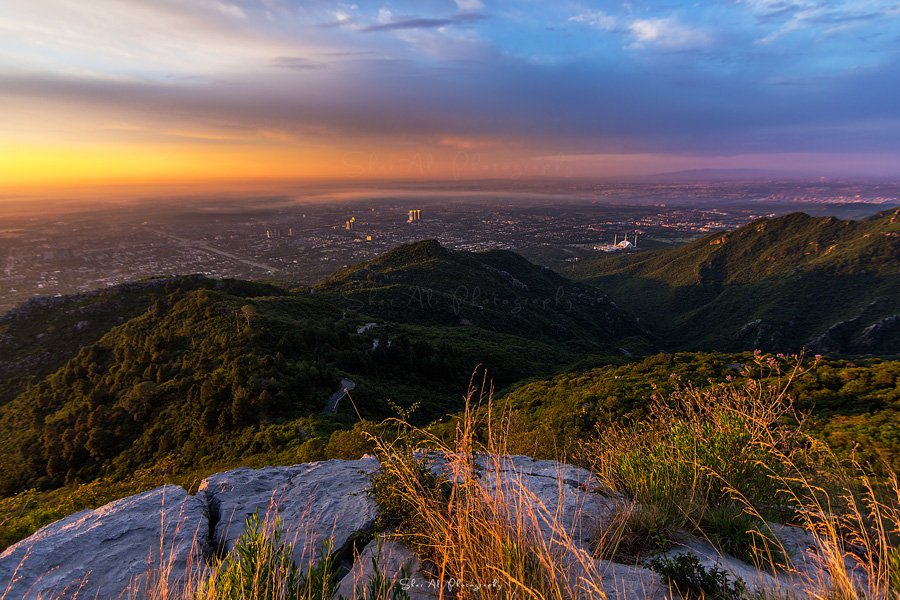 beautiful view of Islamabad after sunrise