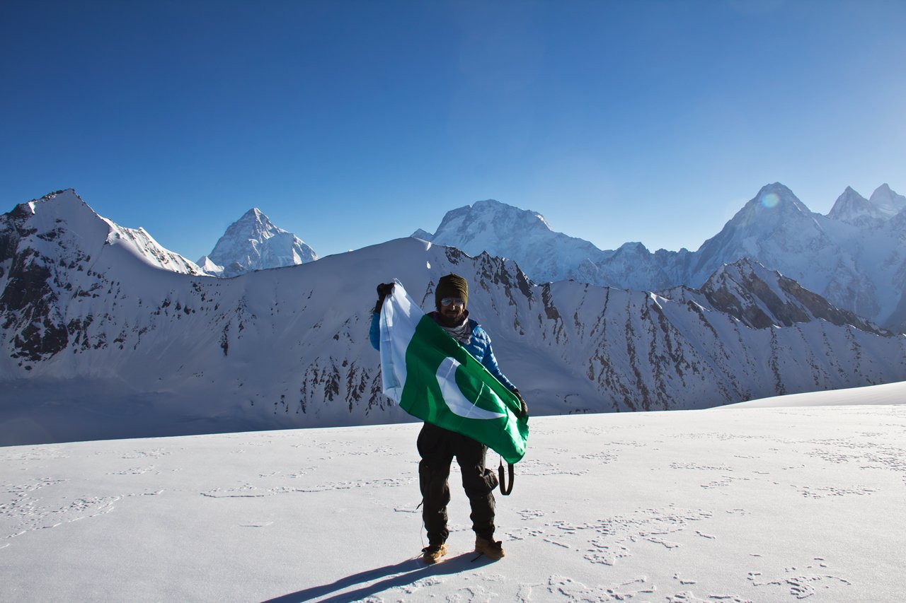 On top of Gondogoro La 5940m, Karakoram, Baltistan