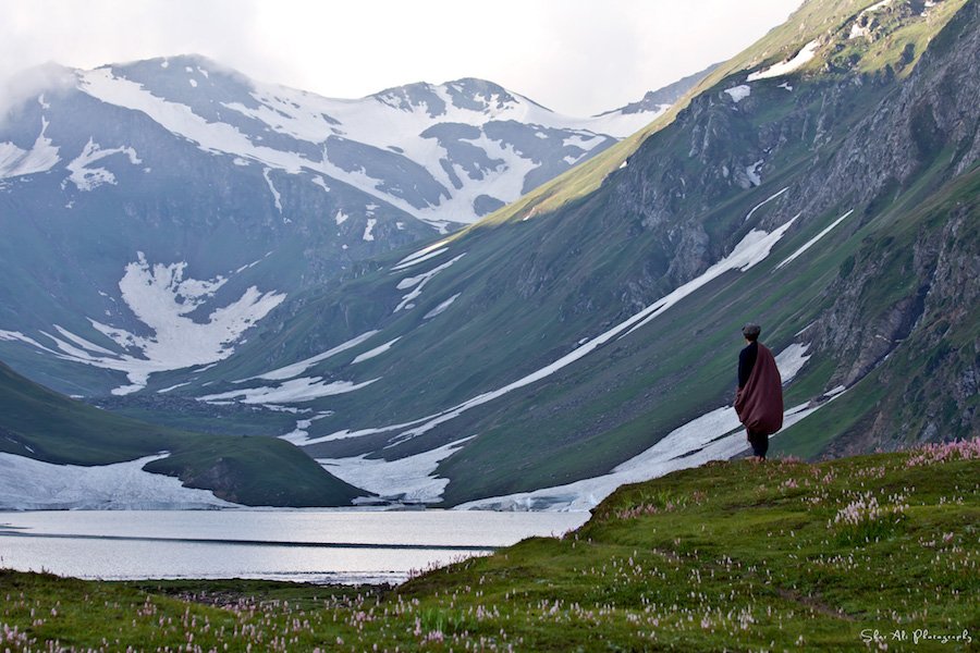 Solitude at Saral lake, Neelum valley, Kashmir