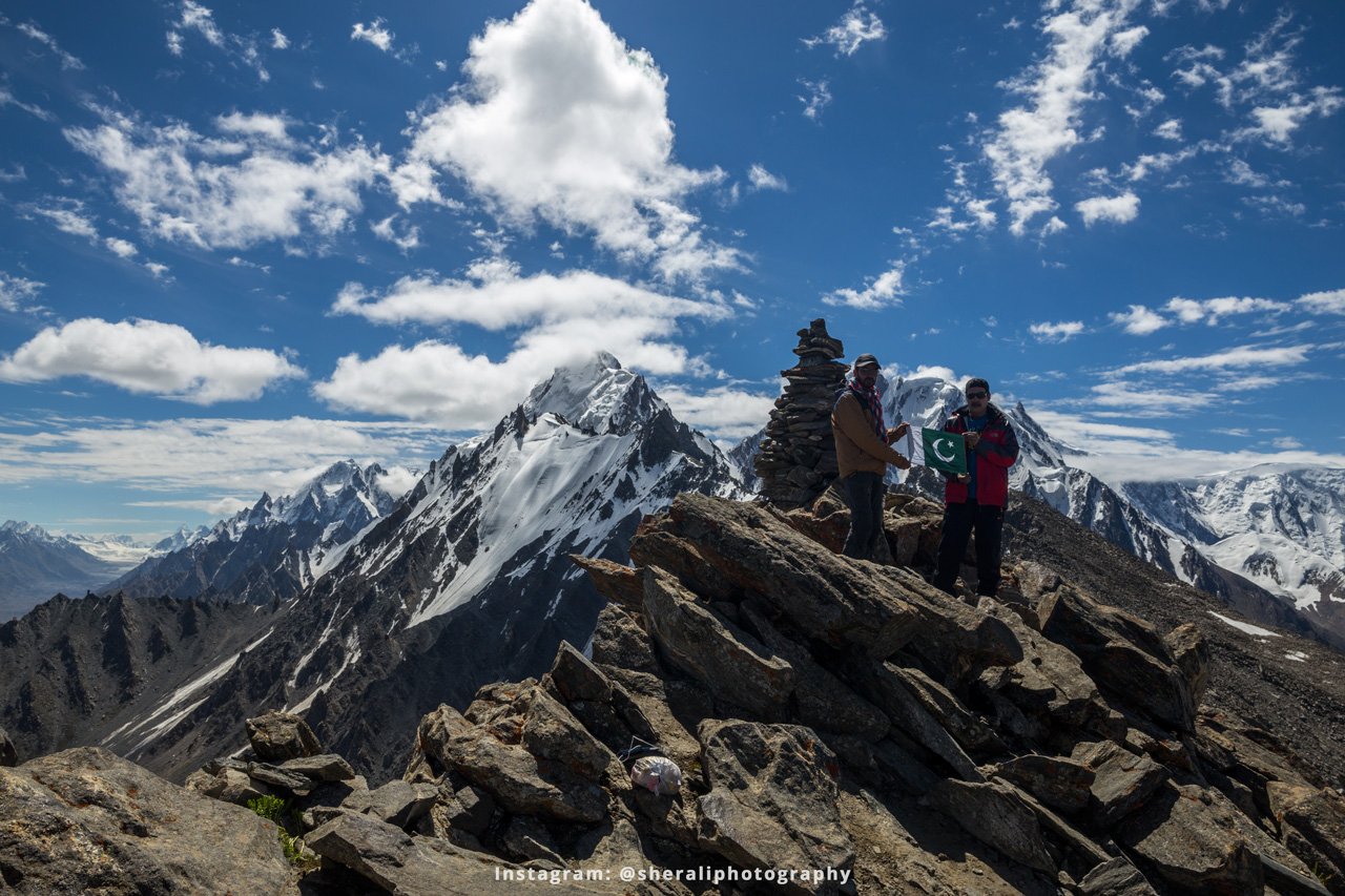 K2 view point at Rush Phari Peak