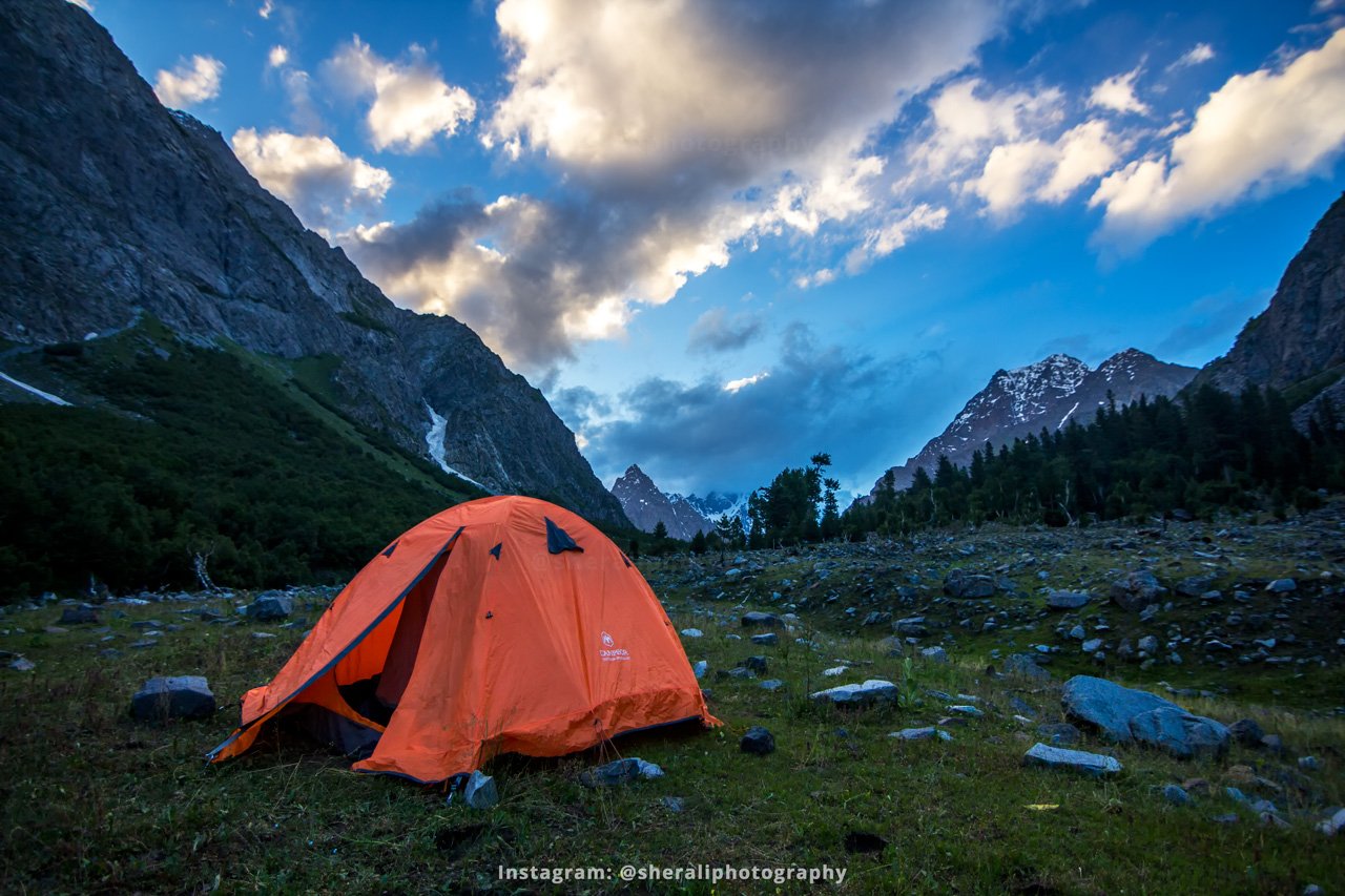 Camping at Charote Banda Meadows in Kumrat valley